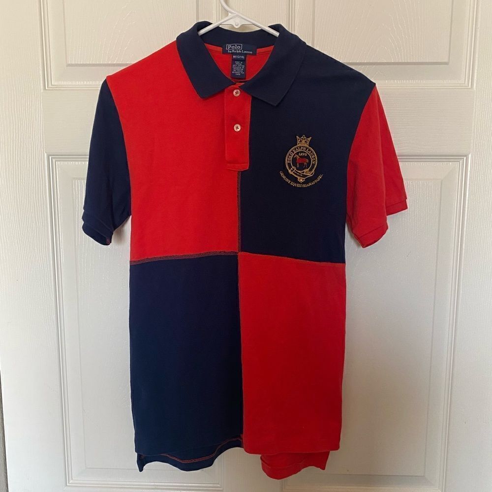POLO by Ralph Lauren Kids 100% Cotton Polo Shirt Size M (12/14)